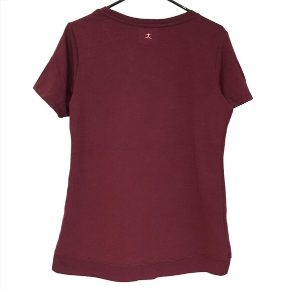 Danskin women's burgundy t-shirt size small - Picture 2 of 8